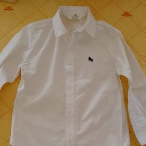Boys H&M White Button-up Shirt
